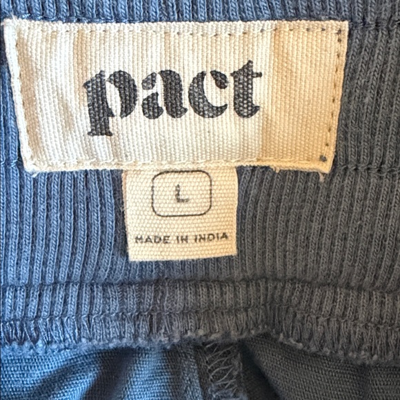 Pact Women's Sky Blue Joggers Size Large - Picture 7 of 9